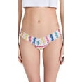 thumbnail image 2 of Tanga pañuelo de encaje ondulado de talle bajo para mujer, 2 of 3