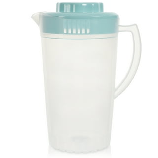 AURIGATE Fridge Door Water Pitcher With Lid Perfect for Making Tea, Juice  And Cold Drink, 0.58 Gallons Water Jug Made of Clear PET, No Smell Clear  Fiber Glass Carafe BPA free 