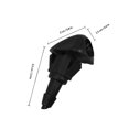 thumbnail image 2 of BESTYASH 2Pcs Windshield Washer Nozzles Front Black ABS Replacement for Car Windshield Cleaning, 2 of 8