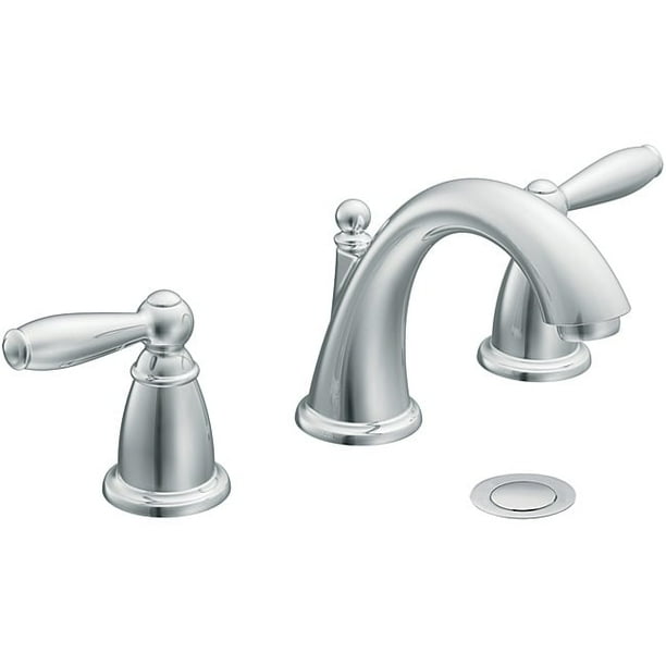 Moen T6620ORB Brantford Double Handle Widespread Bathroom Faucet