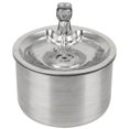 thumbnail image 2 of Dispensador de agua para mascotas de acero inoxidable, dispensador de agua para gatos con circulación automática, alimentador de agua inteligente para mascotas, agua corriente, 2 of 5