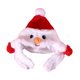 thumbnail image 3 of Gorro de Papá Noel para gato, tocado para mascota, diadema, gorro cálido, bonito gorro de Papá Noel, navideño para gatitos, perros pequeños, Muñeco de nieve, 3 of 8