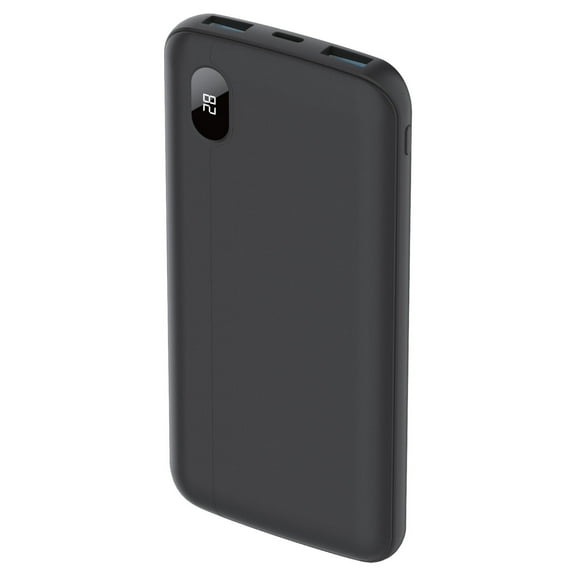 10000mAh Power Bank For Verve Connect, ZMax 11 - LED Display Backup Battery Portable Charger Slim 2-Port USB 1-Port USB-C for Consumer Cellular Verve Connect, ZMax 11