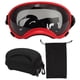 thumbnail image 3 of Dog Goggles, Large Dog Goggles Ultraviolet Proof Adjustable Strap Windproof Durable PC  For Travel ANGGREK Montura roja y gafas negras, 3 of 8
