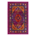 thumbnail image 3 of Unique Loom Calypso Collection Area Rug - Trinidad (2' x 3' Rectangle Fuchsia/Green), 3 of 7