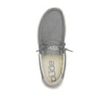 thumbnail image 3 of Hey Dude Men's Wally Chambray Frost Grey Shoes 110063224, 3 of 6
