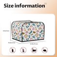 thumbnail image 5 of Daiia Cartoon Animals Pattern 4 slice Toaster Cover, Toaster Appliance Dust-proof Cover For Kitchen Small Appliance Dust Cover and Fingerprint Protection, 5 of 7