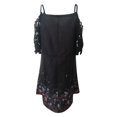 thumbnail image 5 of Qiopertar Robe Décontractée à Manches Courtes à Imprimé Floral Col en V Mode Femme en Solde à Moins de 5$ en Solde, 5 of 5