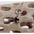 thumbnail image 2 of Natural Square Green Tourmaline Sterling Silver Necklace NT341, 2 of 9