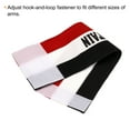 thumbnail image 4 of Unique Bargains Captain's Armband Elastic Arm Band 2 Pack Black Red Yellow, 4 of 5