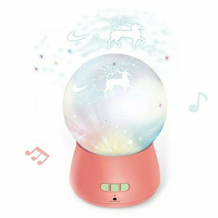 

Music Projection Night Light 360 Degree Rotating Music Projection Night Light Is A Good Helper To Soothe Your Baby To Sleep Red