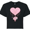 thumbnail image 3 of Marvel Spider-Man - Valentine Heart Web - Juniors Cropped Graphic T-Shirt, 3 of 5