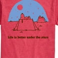 thumbnail image 3 of Peanuts - Life Is Better Under The Stars - Men's Short Sleeve Graphic T-Shirt, 3 of 6