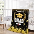 thumbnail image 4 of Graduation Blanket Gift - 30 x 40 Inches Class of 2024 Throw Blanket for Women & Men, Black Grad Soft Blankets for Graduation Day, College, Senior, 4 of 5