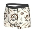 thumbnail image 2 of Fotbe Anchor with Rope Men’s Total Support Pouch Boxer Briefs, X-Temp Cooling, Moisture-Wicking Underwear, Regular, Long-leg and Trunk-Large, 2 of 9