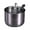 Silver, variant on Mightlink Stainless Steel Seasoning Jar with Glass Lid And Spoon,Kitchen Food Container Bowl for Coffee Bar Sugar Salt Spices Honey 1/2/3Pcs
