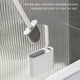 thumbnail image 1 of Cepillo de cerdas suaves de silicona, juego de escobillas limpiadoras de inodoros para baño WC, 1 of 5