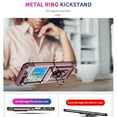 thumbnail image 4 of Designed for Samsung Galaxy Z Flip 6 5G Case, Military Grade Protective Phone Case Cover with Enhanced Metal Ring Kickstand [Support Magnet Car Mount] Compatible with Z Flip 6 5G, Rosegold, 4 of 7