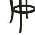 thumbnail image 3 of Hillsdale Furniture Ellendale X-Back Wood Padded Swivel Bar Height Stool, Black, 3 of 13