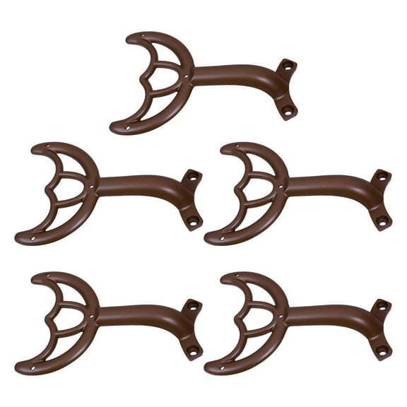 Homoyoyo 5-Pack Replacement Ceiling Fan Blade Arms Metal Coffee Color Support for Ceiling Fan Repair and Maintenance