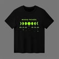 thumbnail image 5 of ITSAME Boys Cotton T-Shirts Crewneck Tops Luminous Print Kids Short Sleeve Graphic Tees Black Size 11-12, 5 of 7