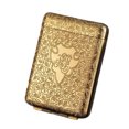 thumbnail image 1 of Estuche Cigarros Vintage Cigarrillo Aleación Zinc para Hombres Mujeres (oro Corto), 1 of 9