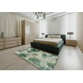 thumbnail image 5 of Ahgly Company Machine Washable Indoor Rectangle Abstract Green Thumb Green Area Rugs, 3' x 5', 5 of 7