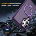 thumbnail image 2 of Dteck for Samsung Galaxy S25 Plus with Ring Lens Protector & Magnetic Ring Stand, Military-Grade Protection Translucent Shockproof Phone Case for Men Wowen, Gray, 2 of 9