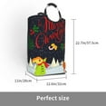 thumbnail image 3 of Bingfone Merry Christmas Elk Laundry Hamper,Large Canvas Fabric Lightweight Storage Basket Toy Organizer Dirty Clothes Collapsible, 3 of 6