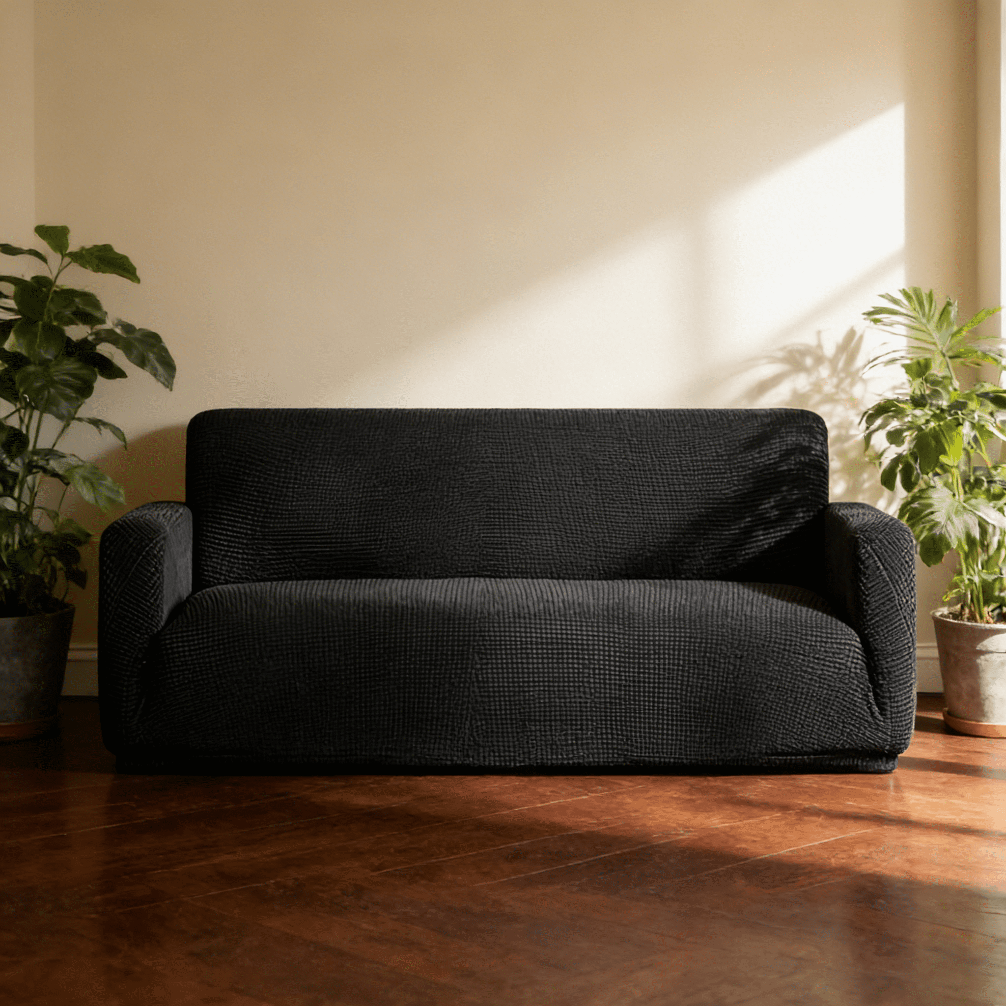 AUQ 2026 New Universal Elastic Sofa Cover | 360° Full Coverage Stretch Slipcover | Stain-Resistant Polyester Knit | Machine Washable Furniture Protector | All Season Home Decor | 11.8X11.8"