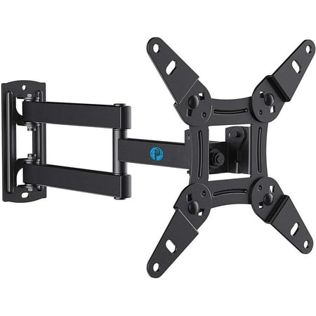 Full Motion TV Wall Mount for Echo Show 21/15 and 13-43 Inch Flat Curved Screen TVs & Monitors  Max VESA 200x200mm up to 44lbs TV Mount Wall Bracket with Rotation Swivel Tilt Extension