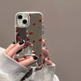 thumbnail image 2 of CaseCaca Cute Cherry Pattern Mirror Phone Case for iPhone 16 Pro Max, 2 of 6