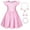 A03428-Pink, variant on Benylion Girls Pink Plaid Party Dress 5-6T - Fashion Doll Style Gown for Role Play & Birthday Parties