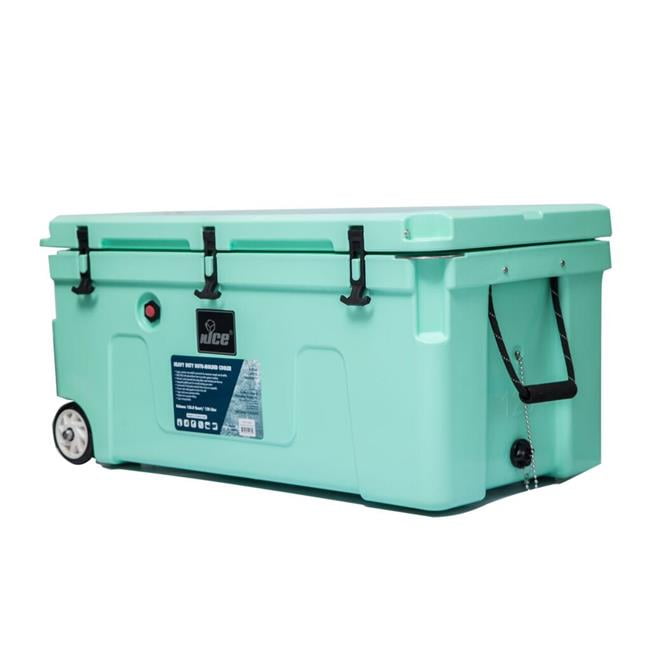 nICE CYY514614 120L Seafoam Premium Cooler with Wheels Green