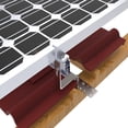 thumbnail image 3 of 304 acero inoxidable ajustable gancho de techo fotovoltaico soporte riel accesorios, 3 of 5