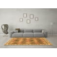 thumbnail image 3 of Ahgly Company Indoor Rectangle Abstract Orange Modern Area Rugs, 8' x 12', 3 of 4