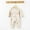 Beige, variant on Lenago Baby Spring Baby Boy And Girl Long-sleeved Cotton Home Crawling Clothes Jumpsuit