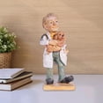 thumbnail image 3 of Figuras de personas profesionales Estatuas Figuras de personas pequeñas Resina pintada decorativa exquisita para Estantería Dormitorio Decoración de Estilo I Fernando Figuras de muñecas de resina, 3 of 8