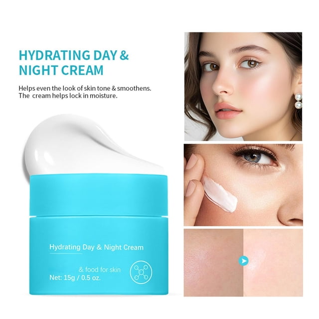 Cremas y humectantes Crema hidratante facial de día y de noche Agua hidratante Crema hidratante 15 g a Humectante
