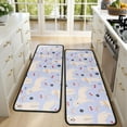 thumbnail image 4 of Kitchen Rugs Sets Of 2,Golden Retriever Dog with Cherry and Rainbow Anti Fatigue Kitchen Mat Rugs Non Slip Washable,Decorative Kitchen Floor Mats for Kitchen,Sink,Laundry,17"x47"+17"x47", 4 of 5
