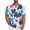 Sky Blue, variant on Retro Hawaiian Shirts for Men Short Sleeve Casual Button Down Shirt Tropical Summer Beach Vacation Shirt Cruise Clothes