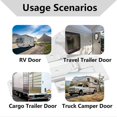 thumbnail image 3 of 2pcs 4 Inch Stainless Steel T-style Door Holder Entry Door Trailer For Rv Trailer Exterior Door Hol, 3 of 5