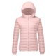 thumbnail image 3 of Parkas de manga larga para mujer, chaqueta de plumón con capucha, estilo coreano, corta, talla extra grande, chaqueta cálida de plumón blanca, abrigo para mujer, 3 of 8