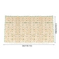 thumbnail image 2 of Artificial Rattan Fence with Back Grid Realistic Flowers Screen UV Protected Home Garden Decor, 2 of 7