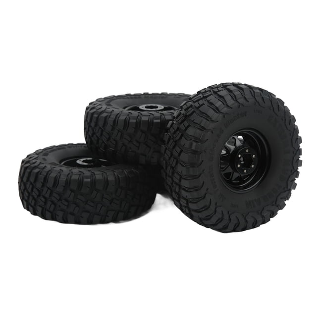 Neumáticos de coche RC, 4 neumáticos de rueda de 1,9 pulgadas Neumáticos RC Neumáticos de rueda de cubo RC Respuesta rápida