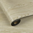 thumbnail image 5 of Lxcreat Peel and Stick Vinyl Flooring Roll 118-in x 15.7-in Thicken Self Adhesive Vinyl Floor Tiles Wood Flooring, Beige, 5 of 6
