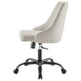 thumbnail image 3 of Computer Work Desk Swivel Chair, Fabric, Black Beige, Modern Contemporary Urban Design, Home Business Office Furniture, 3 of 9