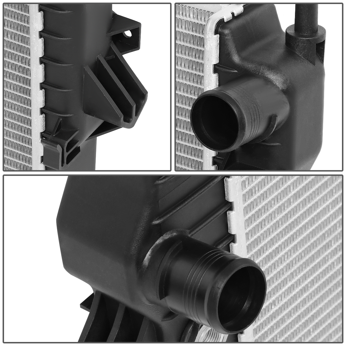 Autobtparts Aluminum Radiator For Jaguar XF, XJ8, S-Type, XJR (2003-2011) – 5.0L & 4.2L – Direct Fit 1-Row, With Engine Oil Cooler