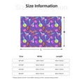 thumbnail image 5 of Uemuo Chemistry Tools Printed Throw Blanket for Couch, Fluffy Fuzzy Blankets for Bed, Sofa, Cozy Flannel Faux Fur Blanket-40"x30", 5 of 6