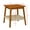 8#Walnut, variant on Coffee Tables 25" Round End Table, Wooden Side Table,Night Stand for Living Room ,Reception Room,End Tables